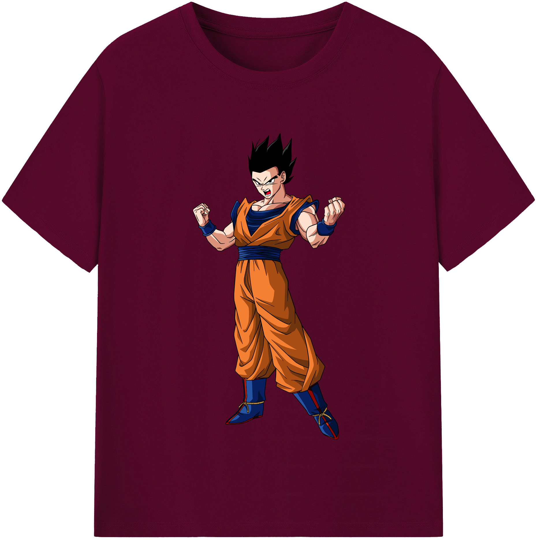 （画像用） ドラゴンボール 孫 悟飯（そんごはん）DRAGON BALL Son Gohan レディースカジュアルプリントTシャツ（綿100％）